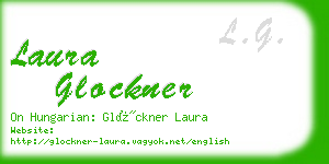 laura glockner business card